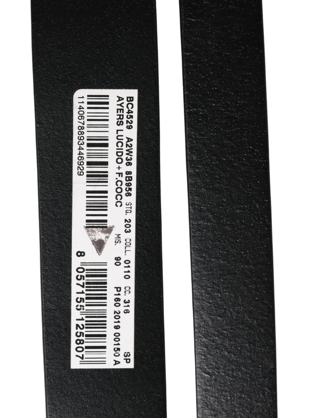 Dolce & Gabbana Men Black Exotic Leather Double Strap Belt - RIMODA