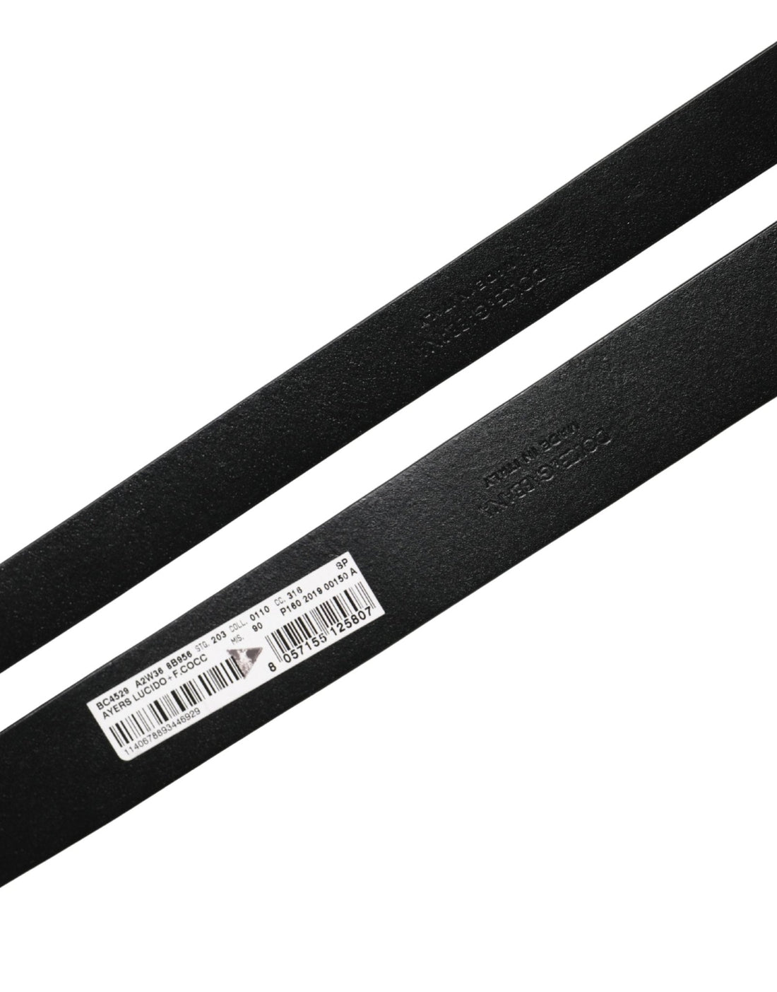 Dolce & Gabbana Men Black Exotic Leather Double Strap Belt - RIMODA