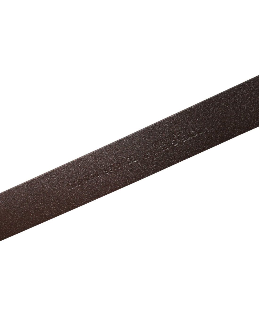 Dolce & Gabbana Men Brown Classic Leather Logo Buckle Belt - RIMODA