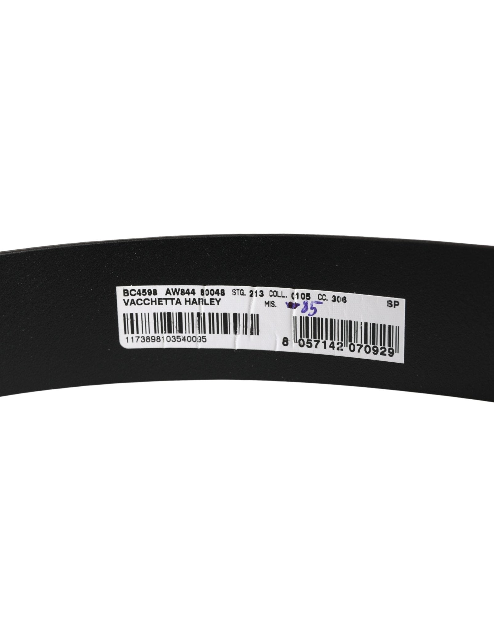 Dolce & Gabbana Men Brown Classic Leather Metal Buckle Belt - RIMODA