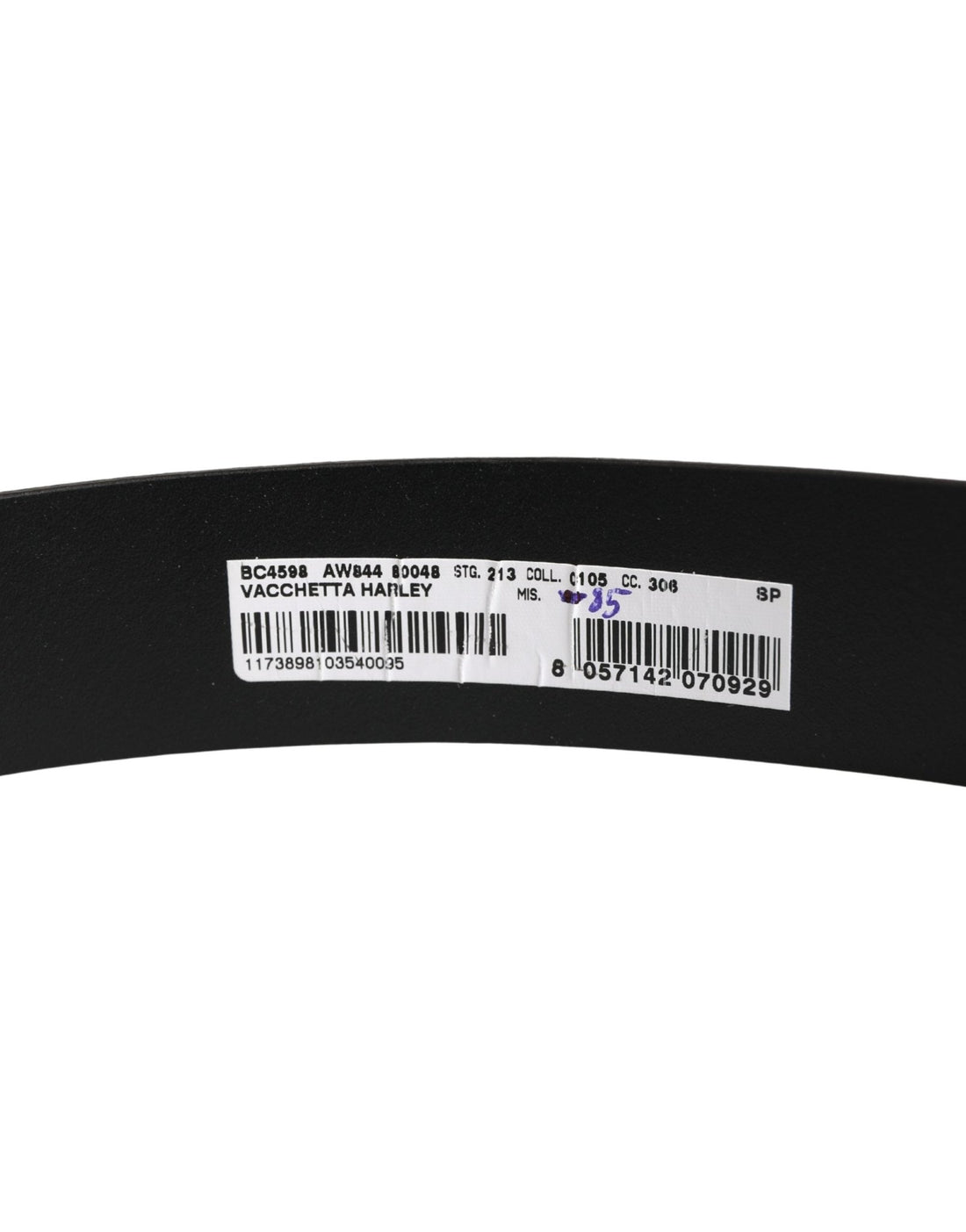 Dolce & Gabbana Men Brown Classic Leather Metal Buckle Belt - RIMODA
