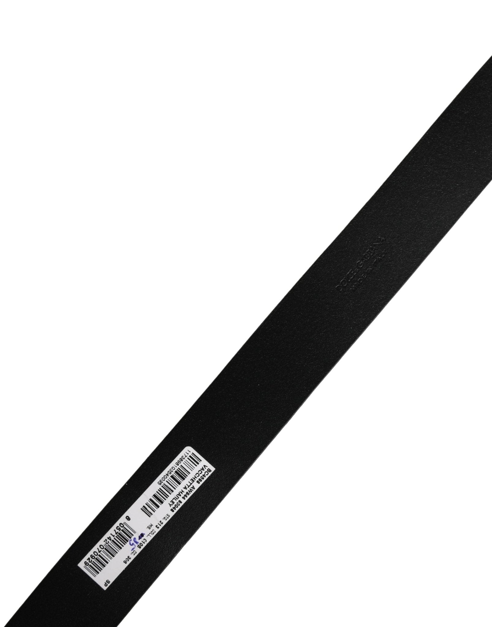 Dolce & Gabbana Men Brown Classic Leather Metal Buckle Belt - RIMODA