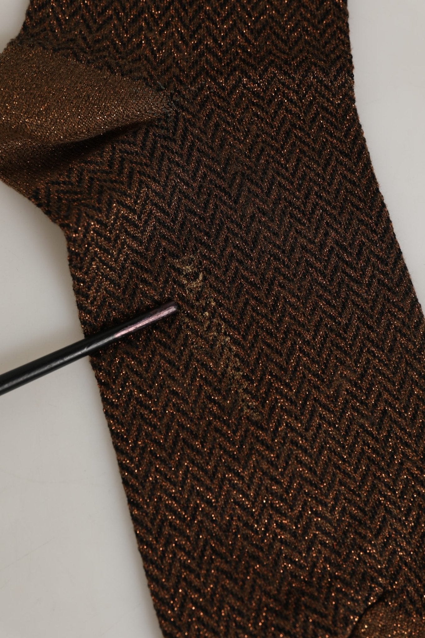 Dolce & Gabbana Men Brown Viscose Over The Calf Accessory Socks - RIMODA