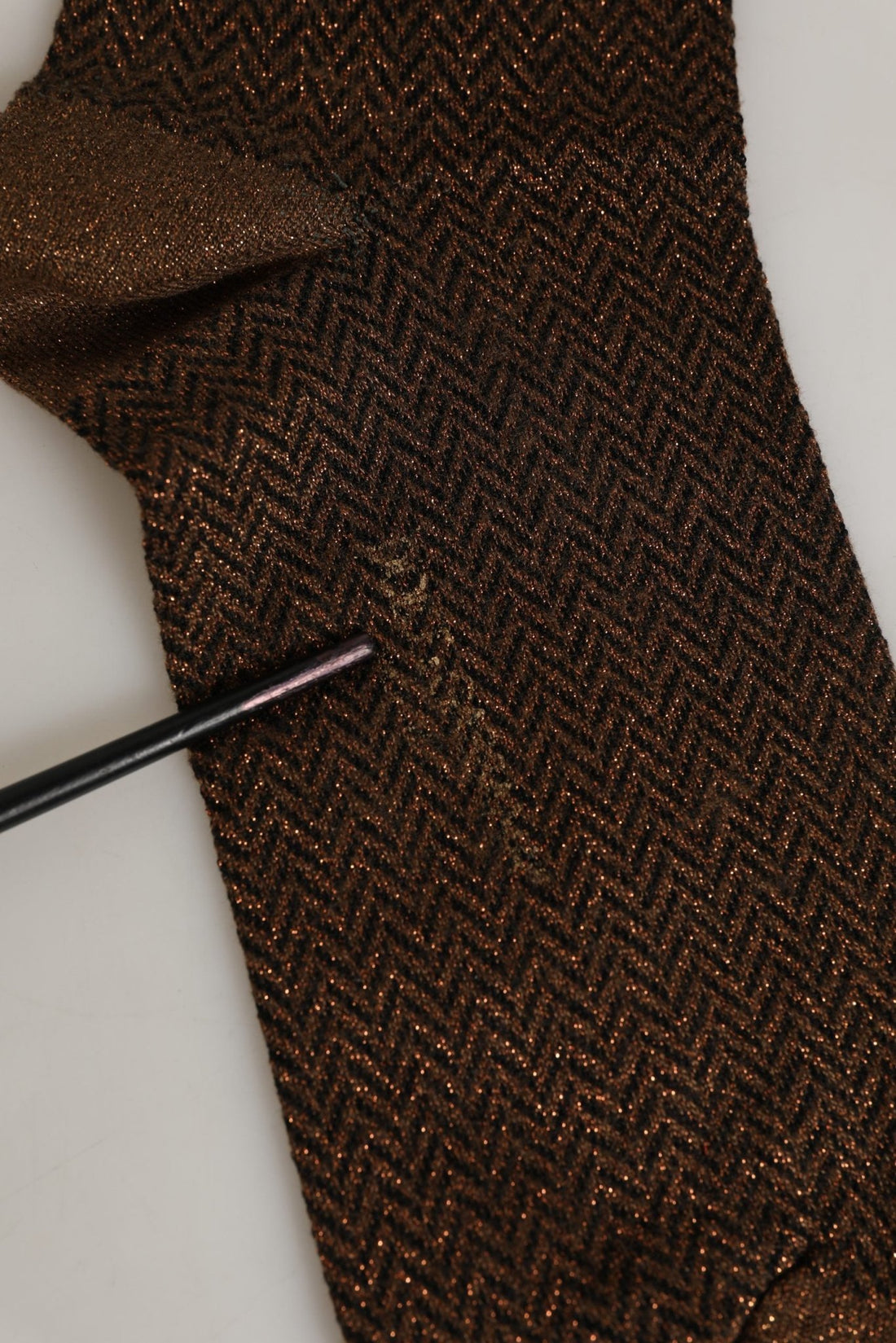 Dolce & Gabbana Men Brown Viscose Over The Calf Accessory Socks - RIMODA