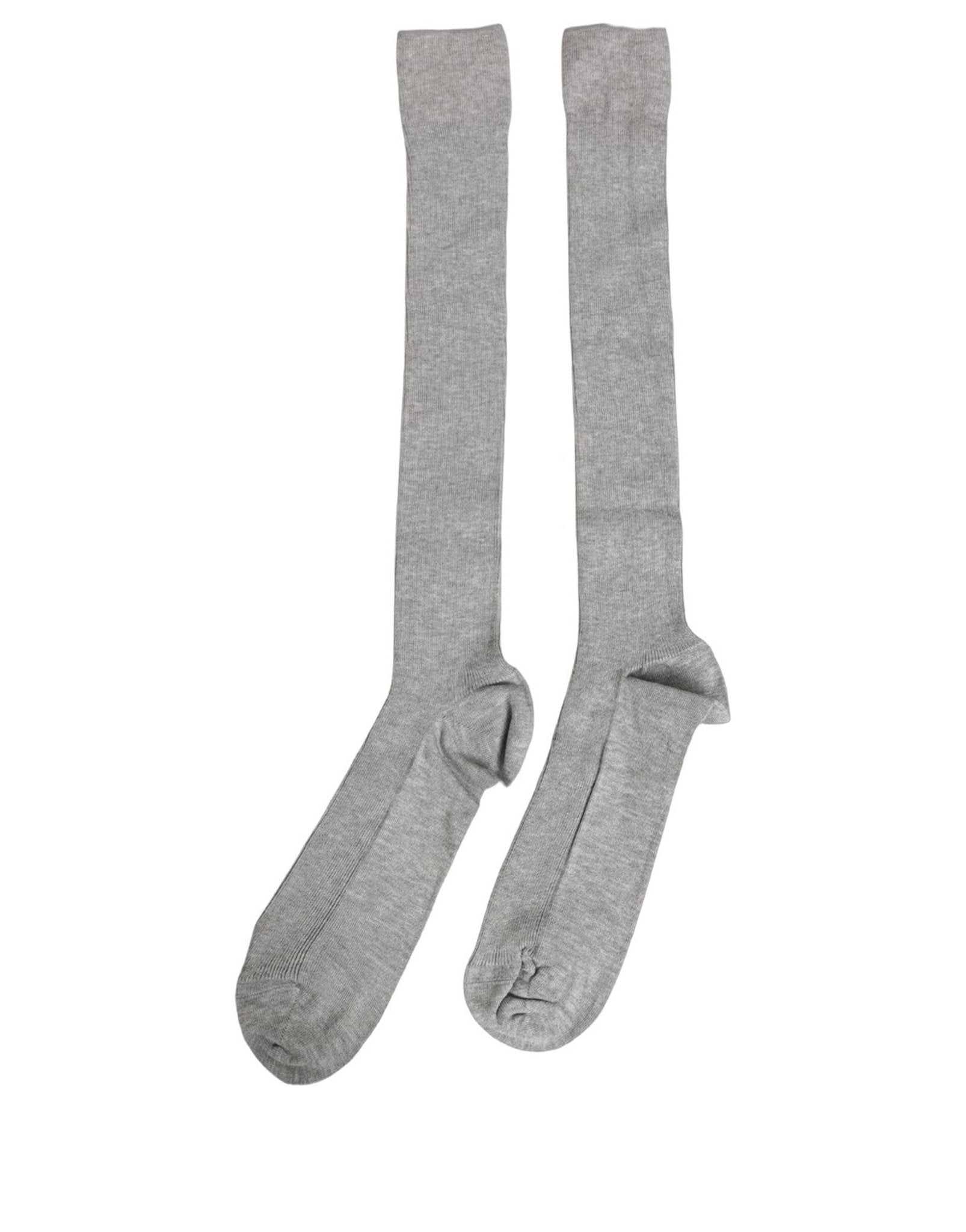 Dolce & Gabbana Men Gray Viscose Over The Calf Accessory Socks - RIMODA