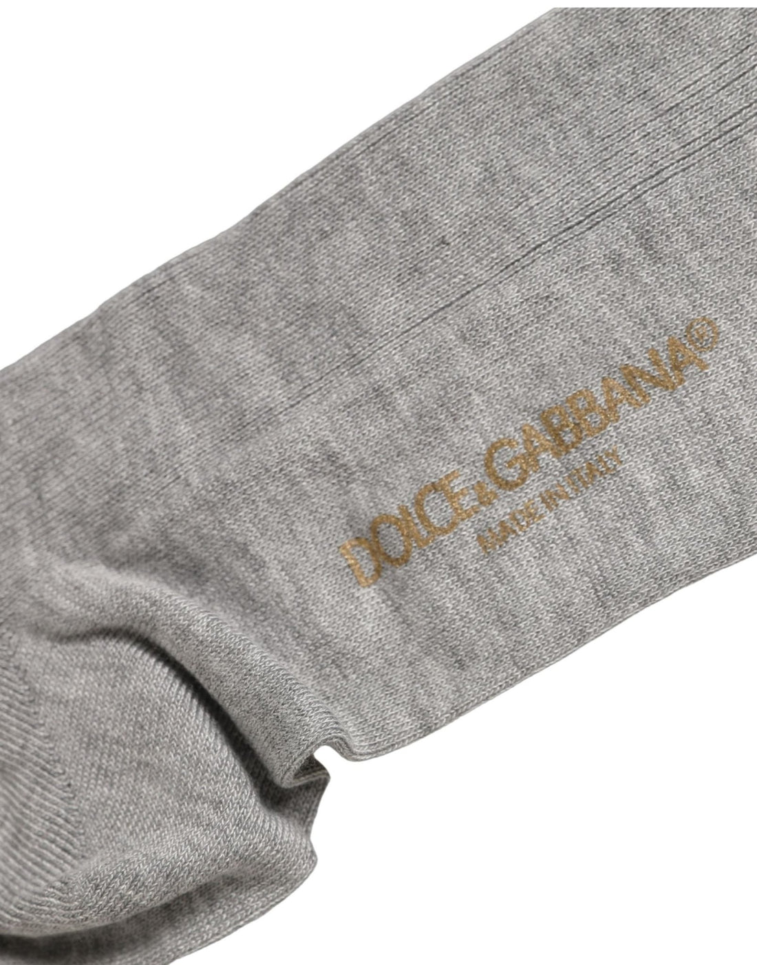 Dolce & Gabbana Men Gray Viscose Over The Calf Accessory Socks - RIMODA