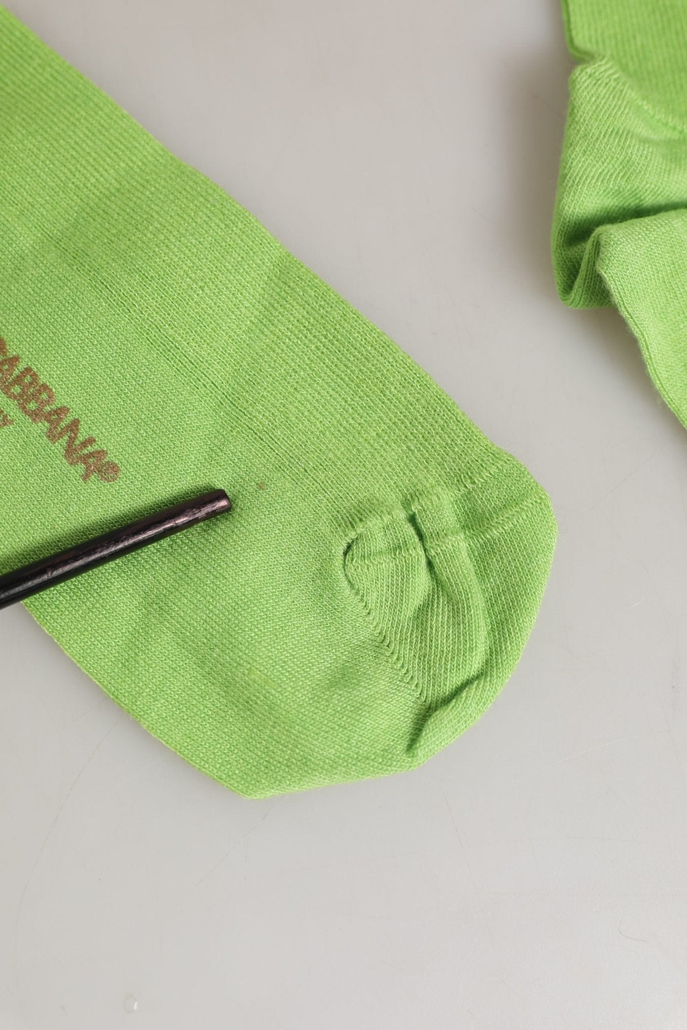 Dolce & Gabbana Men Green Viscose Over The Calf Accessory Socks - RIMODA