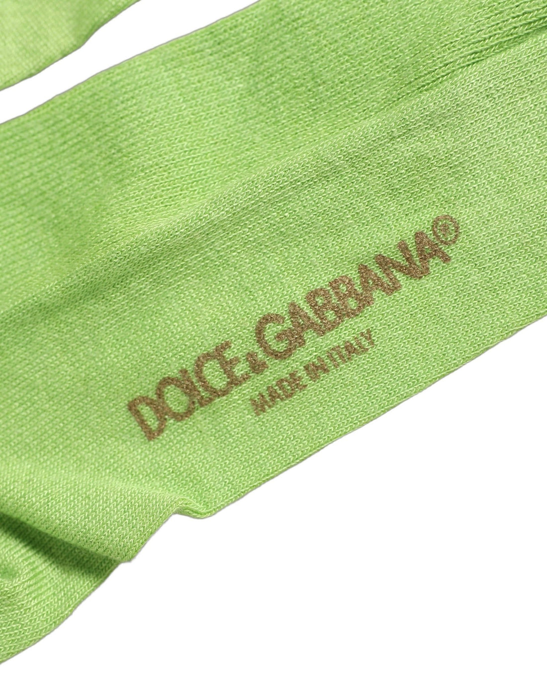 Dolce & Gabbana Men Green Viscose Over The Calf Accessory Socks - RIMODA