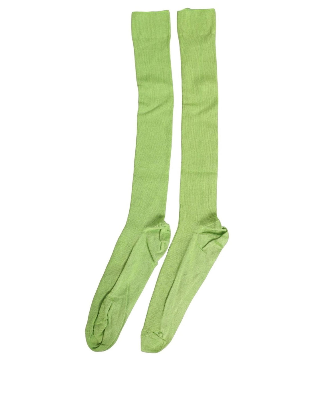 Dolce & Gabbana Men Green Viscose Over The Calf Accessory Socks - RIMODA