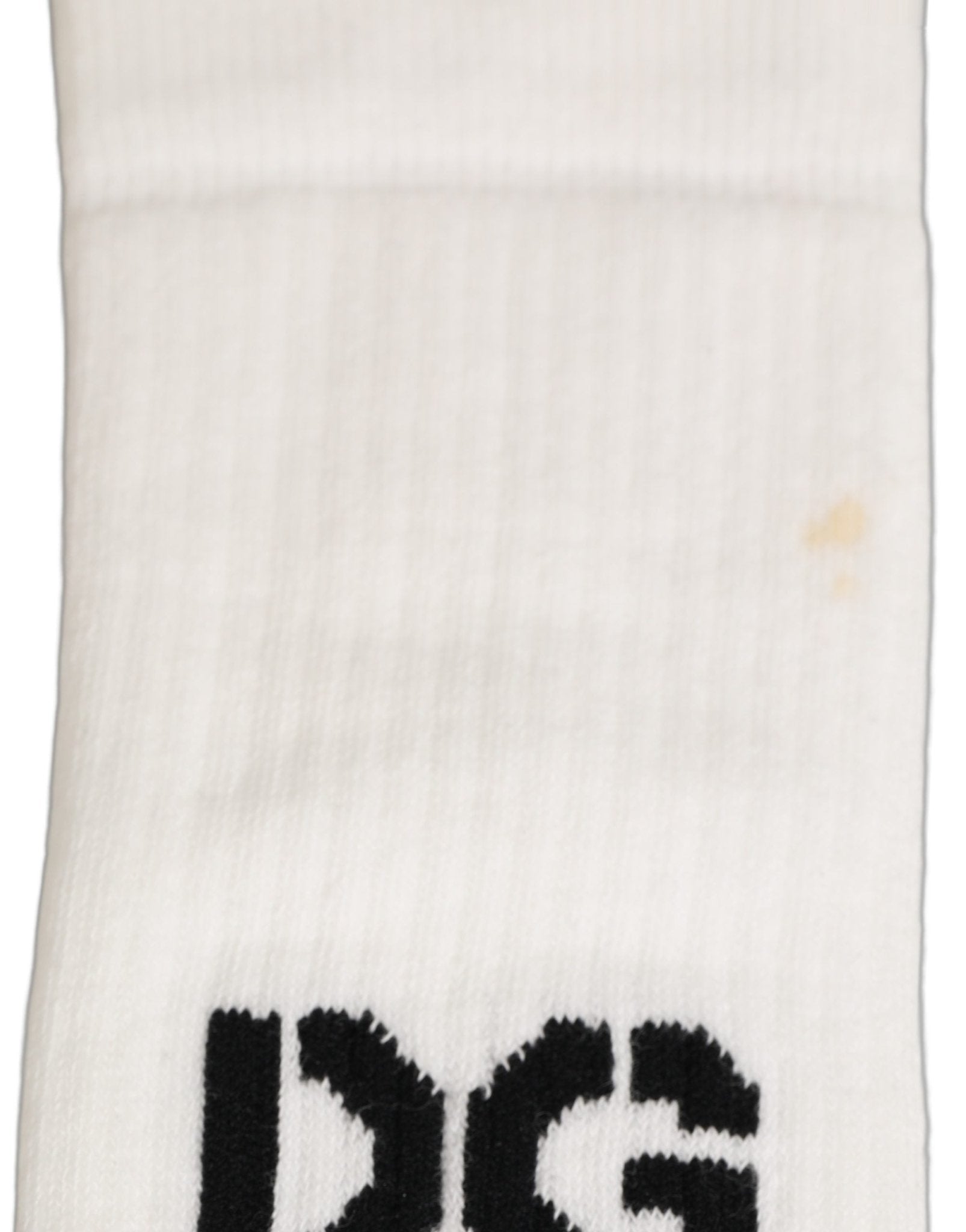 Dolce & Gabbana Men White Cotton Over The Calf Accessory Socks - RIMODA