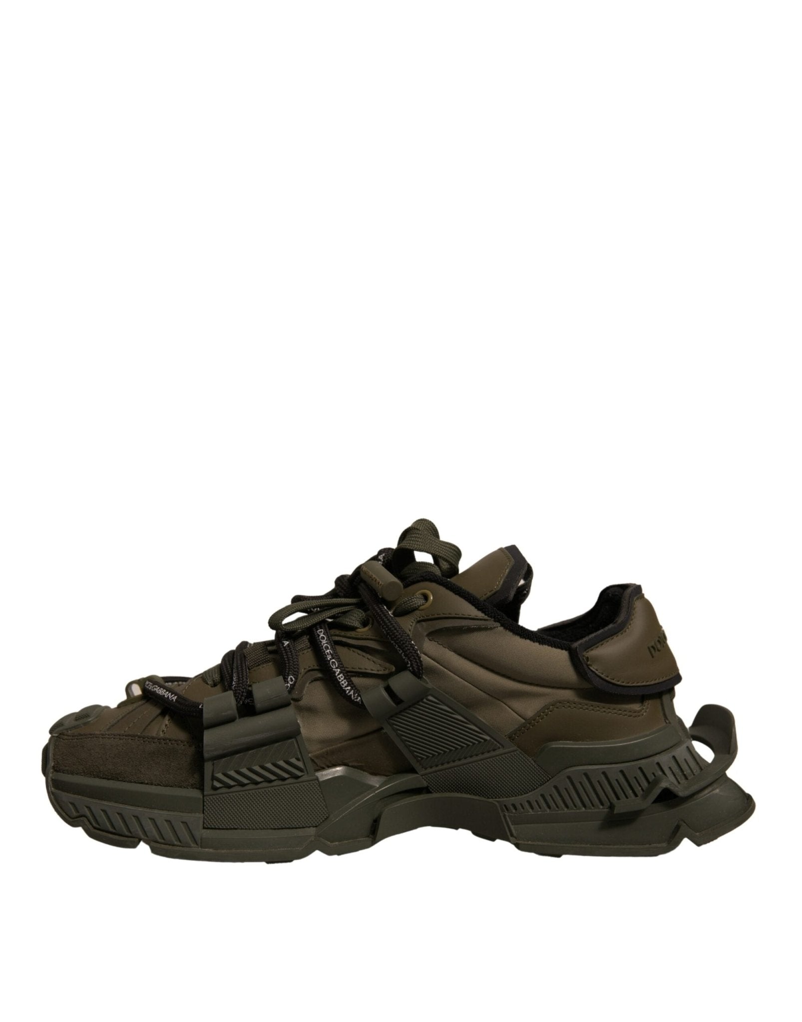 Dolce & Gabbana Military Green Space Low Top Sneakers Shoes - RIMODA