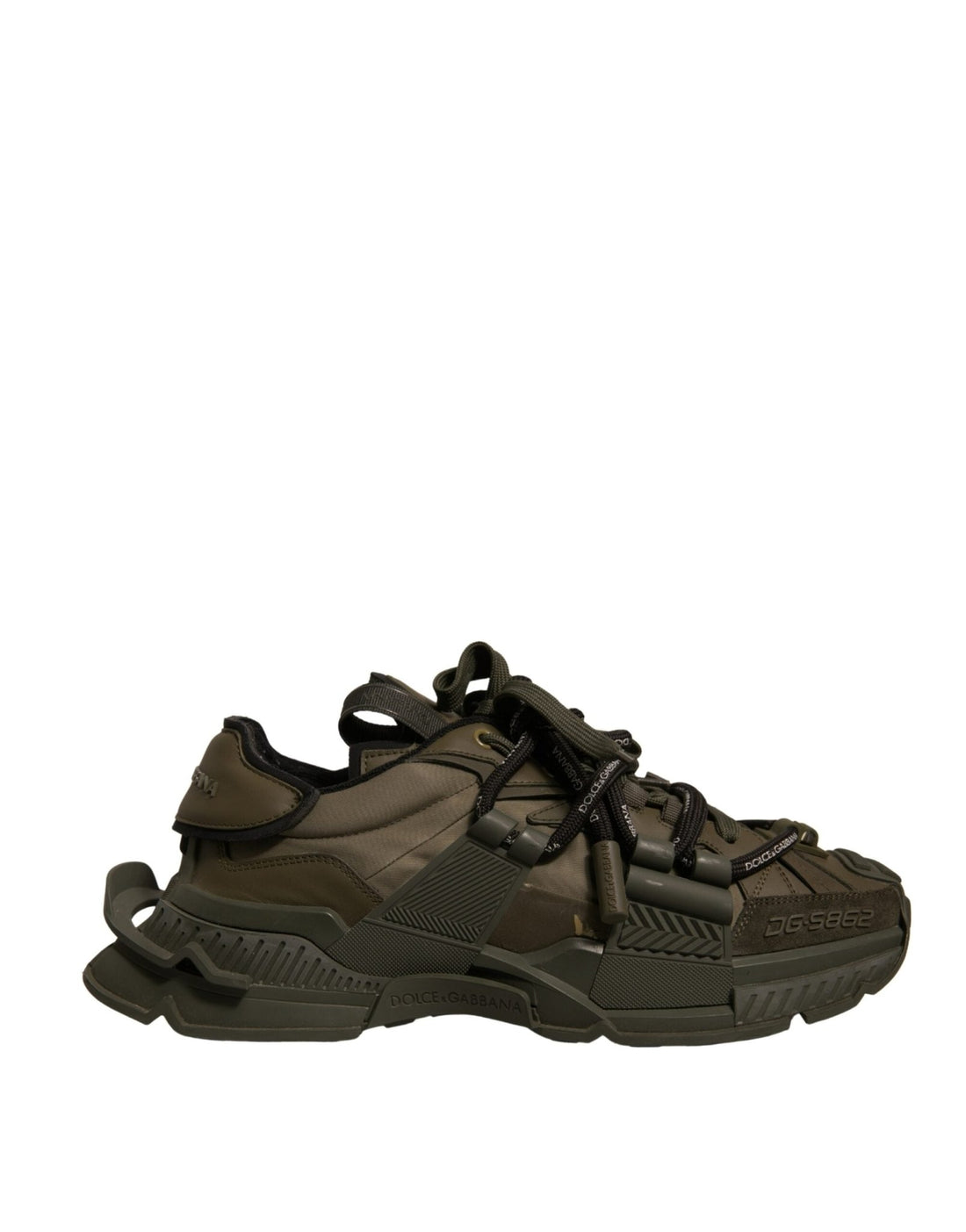 Dolce & Gabbana Military Green Space Low Top Sneakers Shoes - RIMODA