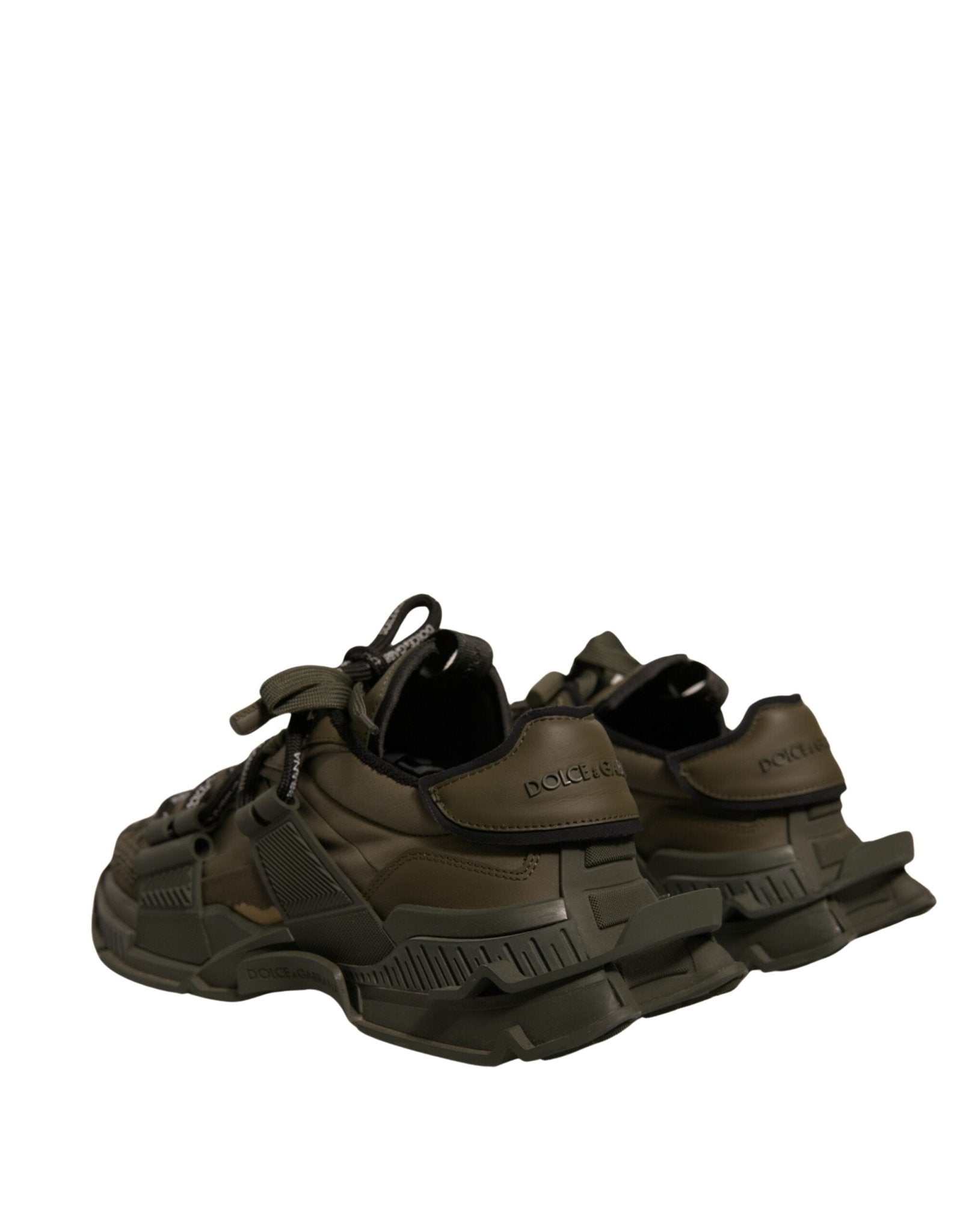 Dolce & Gabbana Military Green Space Low Top Sneakers Shoes - RIMODA