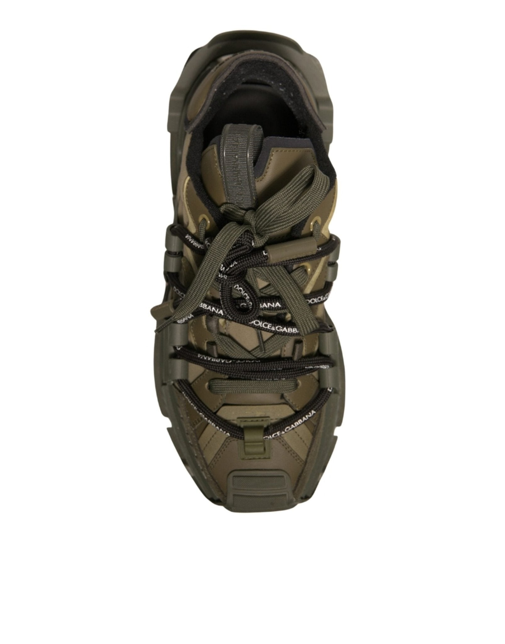 Dolce & Gabbana Military Green Space Low Top Sneakers Shoes - RIMODA