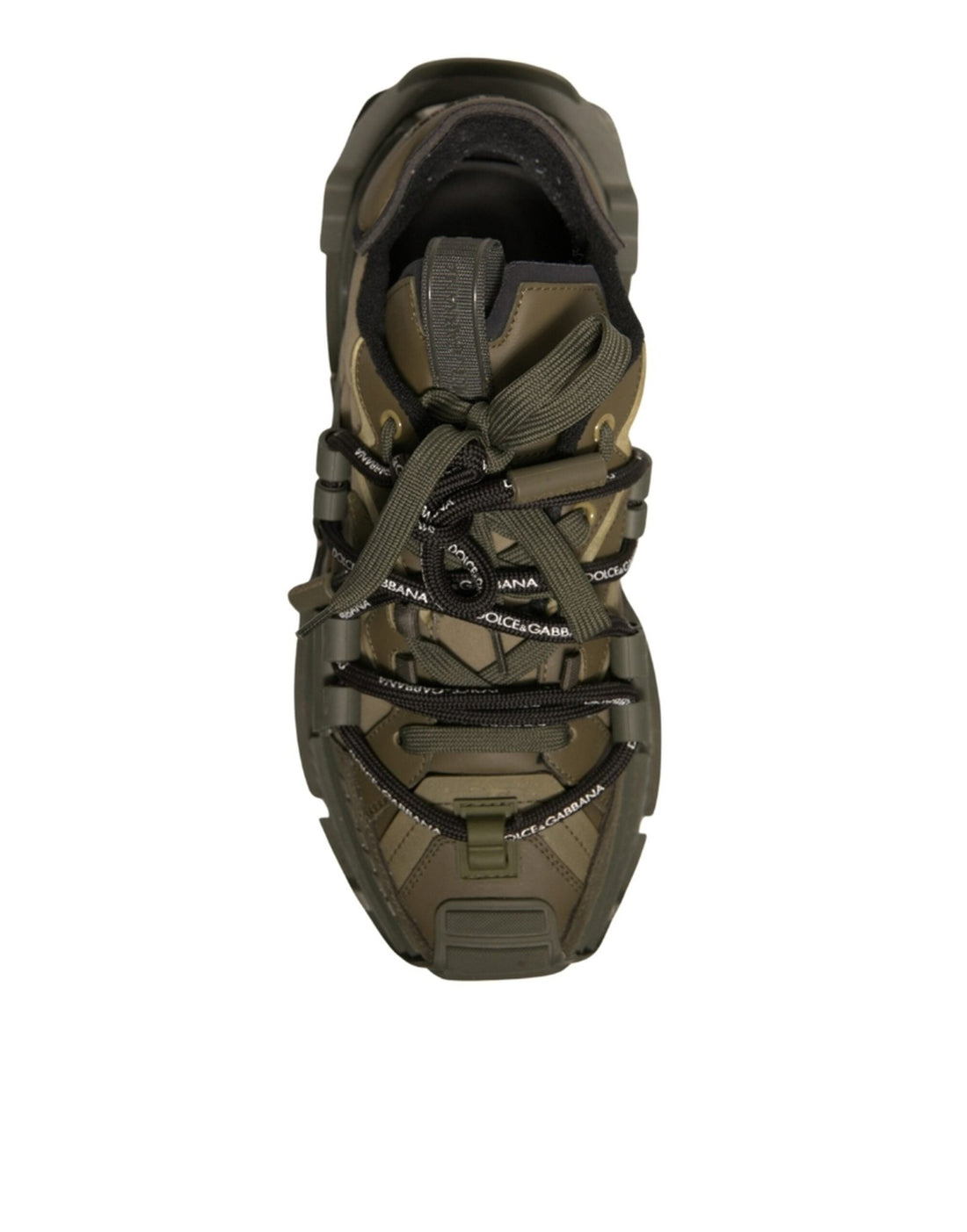 Dolce & Gabbana Military Green Space Low Top Sneakers Shoes - RIMODA