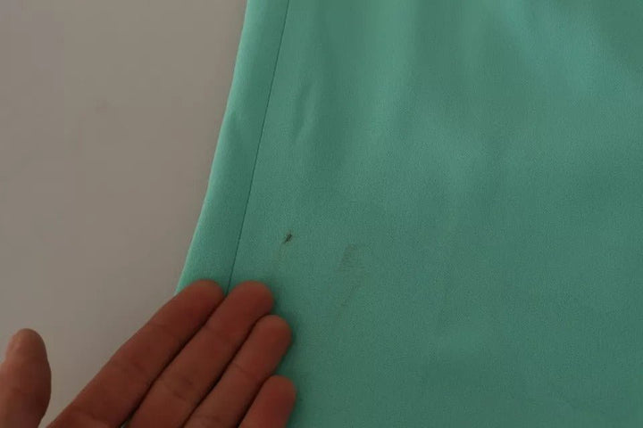 Dolce & Gabbana Mint Green Viscose Pencil Cut Midi Skirt - RIMODA