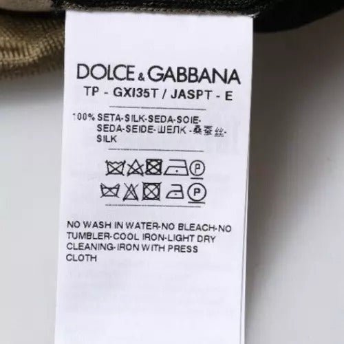 Dolce & Gabbana Multicolor Camouflage Collared Polo T-shirt - RIMODA