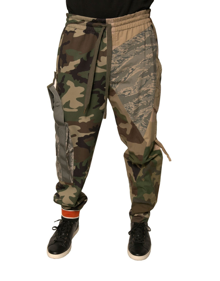 Dolce & Gabbana Multicolor Camouflage Jogger Sweatpants Pants - RIMODA