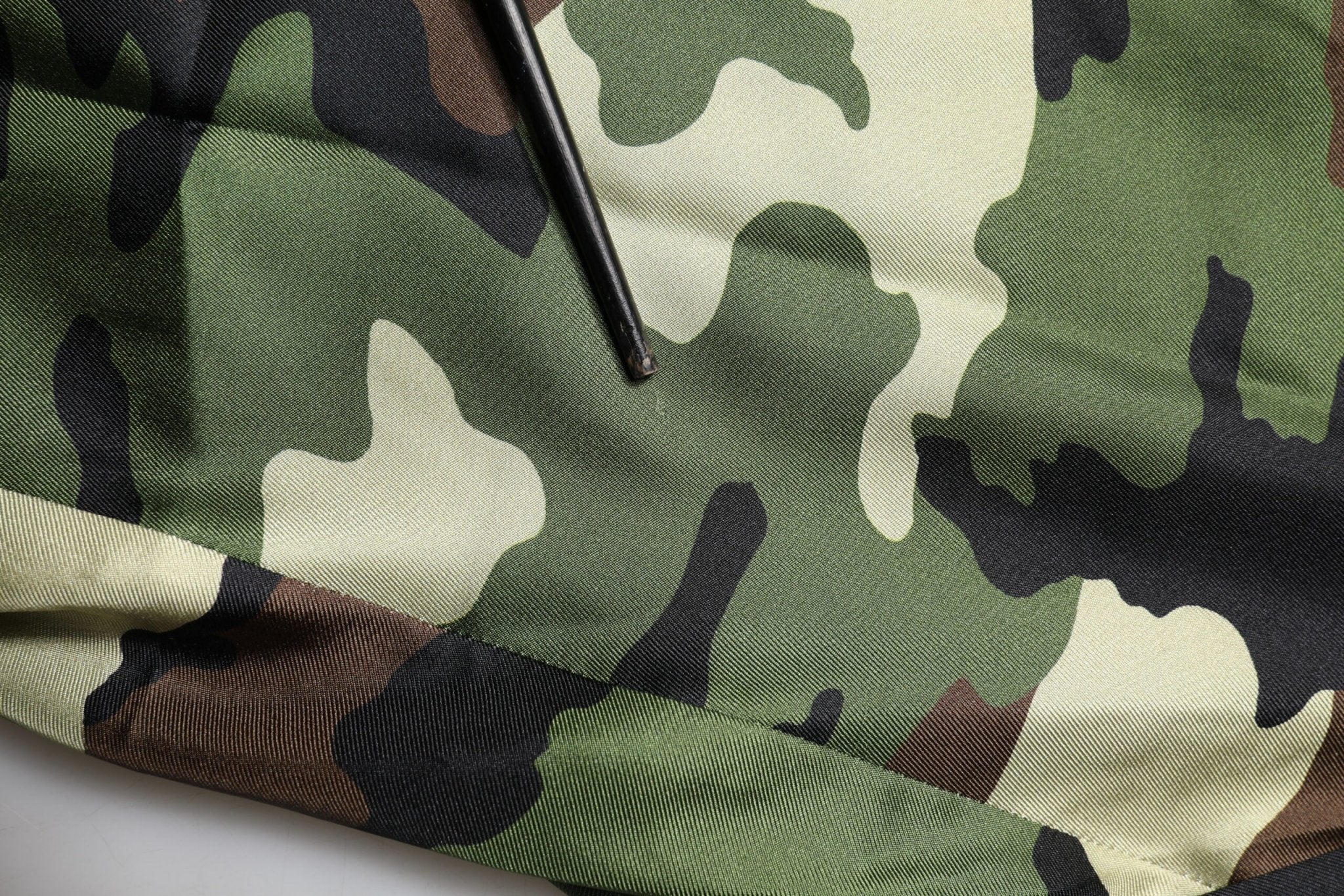 Dolce & Gabbana Multicolor Camouflage Silk Mid Waist Bermuda Shorts - RIMODA