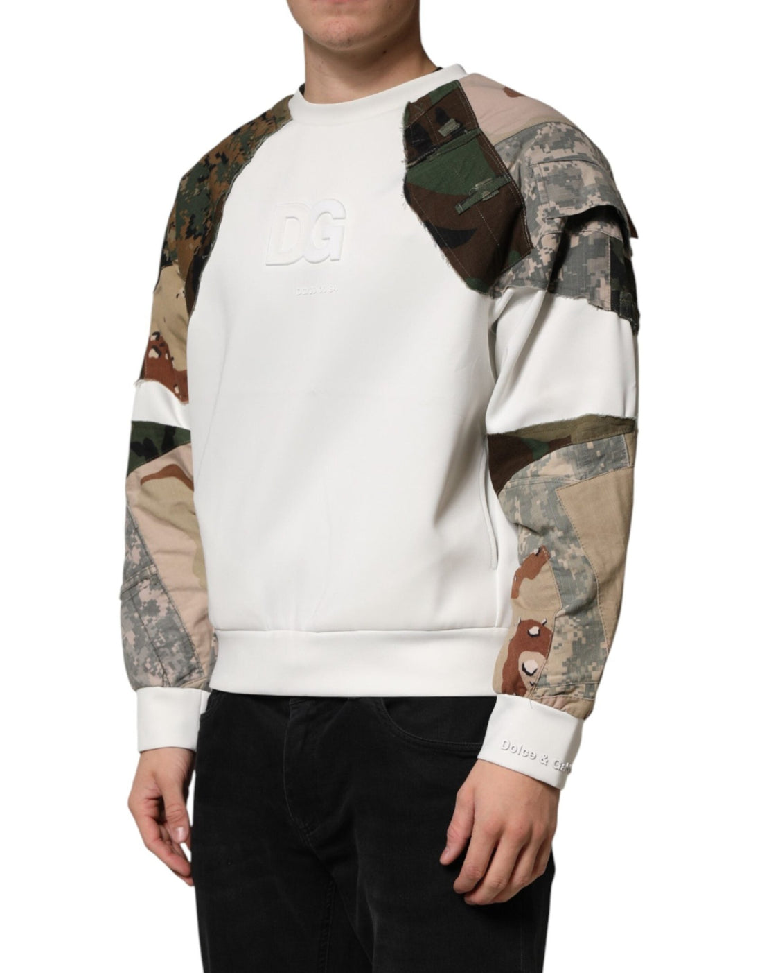 Dolce & Gabbana Multicolor Camouflage Sweatshirt Sweater - RIMODA