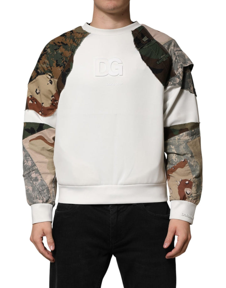 Dolce & Gabbana Multicolor Camouflage Sweatshirt Sweater - RIMODA