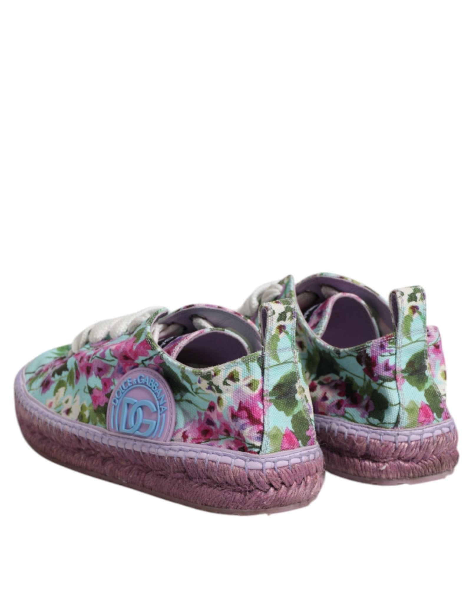 Dolce & Gabbana Multicolor Canvas Espadrilles Sneakers Shoes - RIMODA