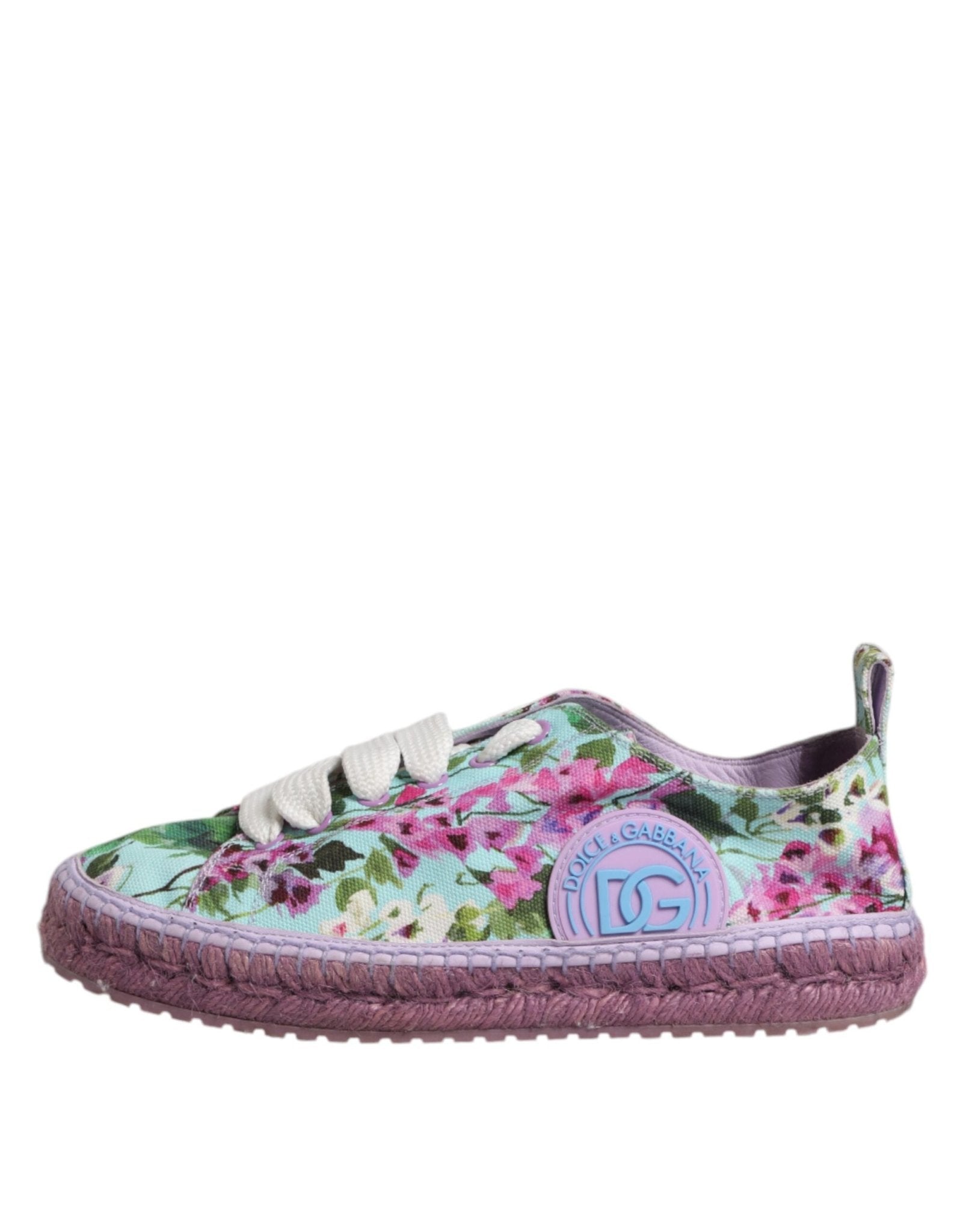 Dolce & Gabbana Multicolor Canvas Espadrilles Sneakers Shoes - RIMODA