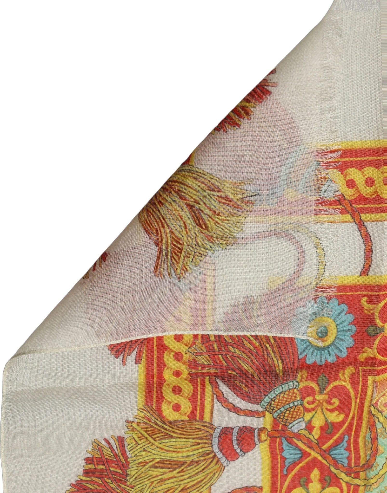Dolce & Gabbana Multicolor Carretto Print Modal Shawl Scarf - RIMODA