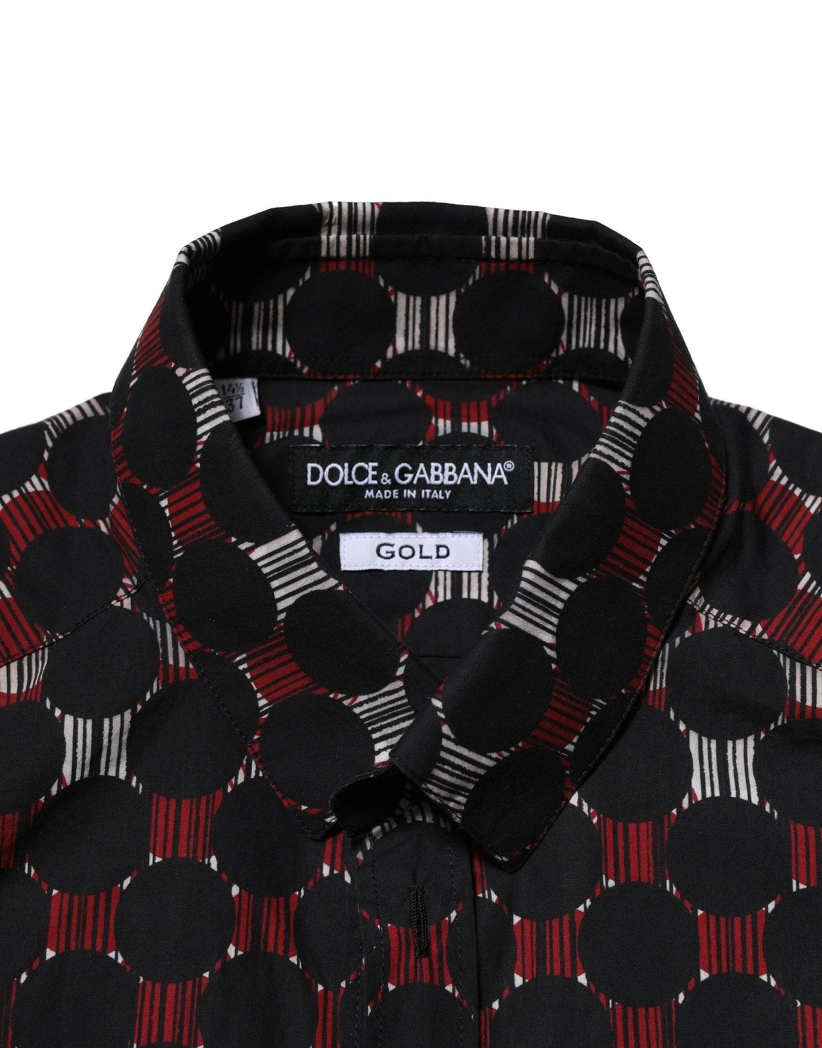 Dolce & Gabbana Multicolor Cotton GOLD Long Sleeves Shirt - RIMODA