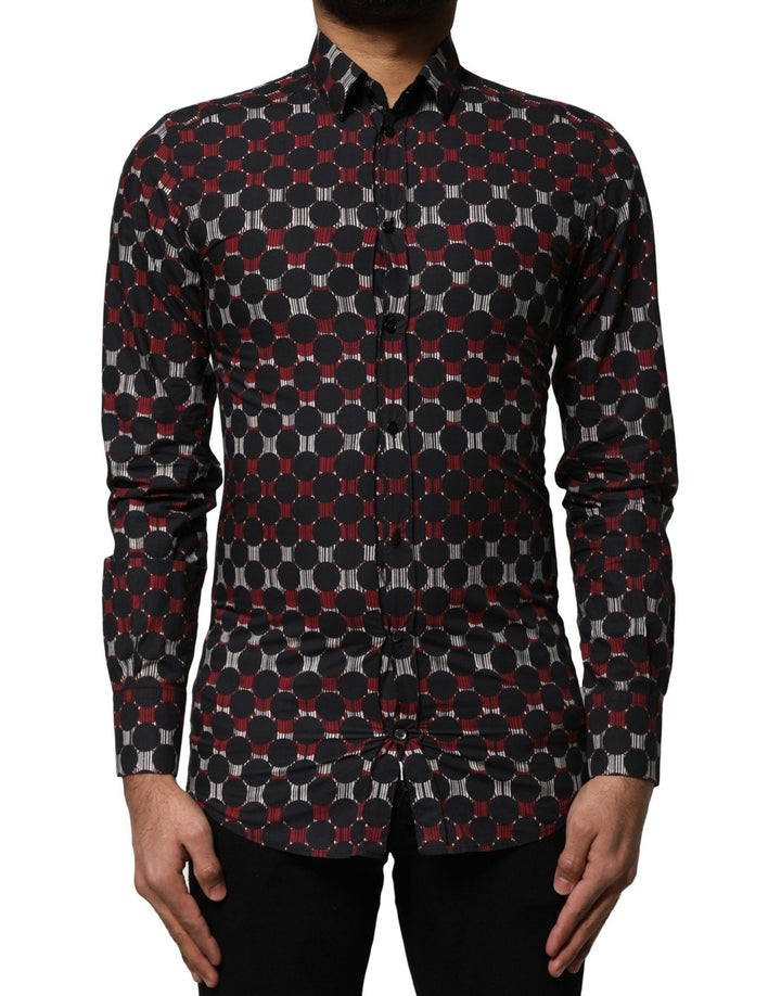 Dolce & Gabbana Multicolor Cotton GOLD Long Sleeves Shirt - RIMODA