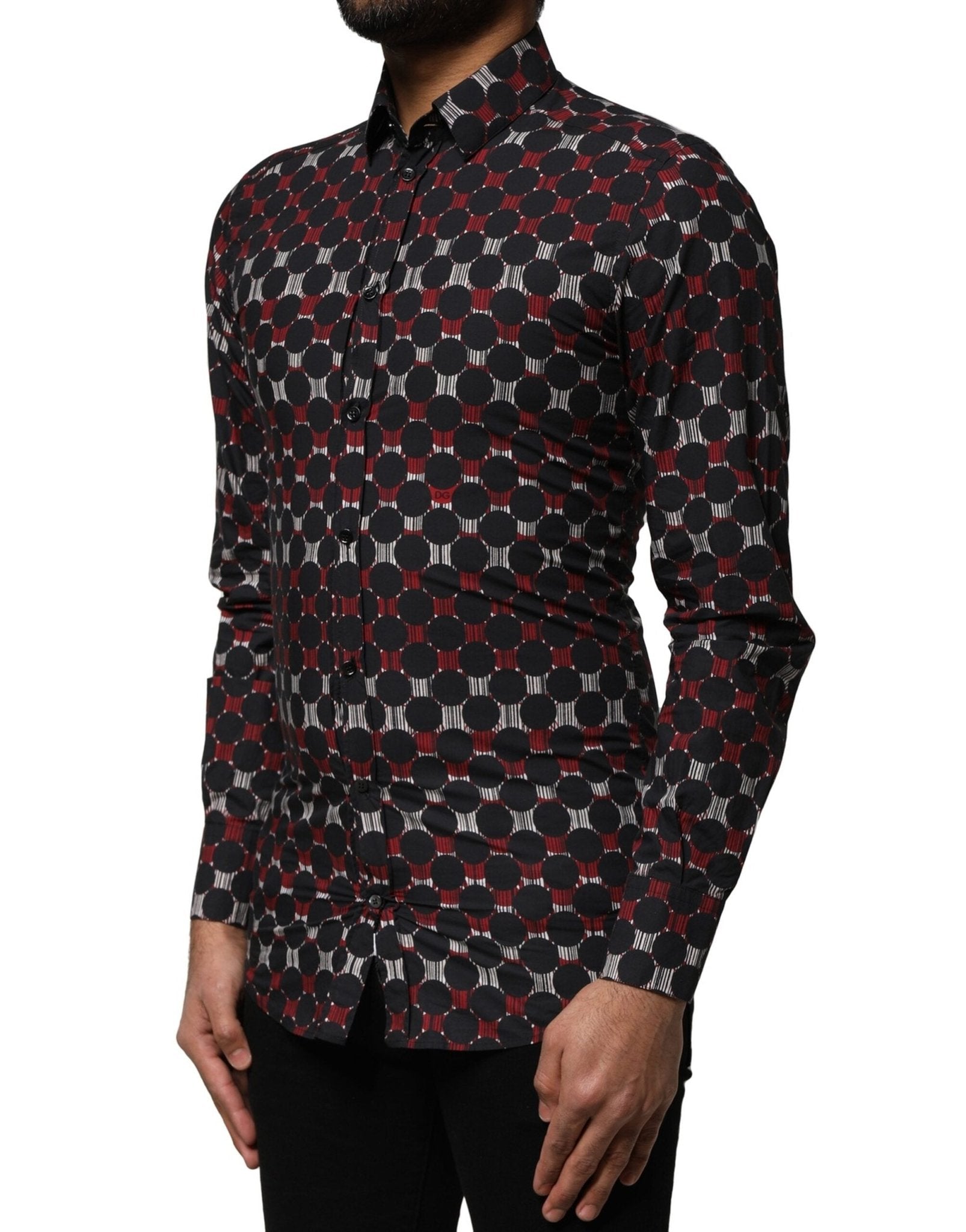 Dolce & Gabbana Multicolor Cotton GOLD Long Sleeves Shirt - RIMODA