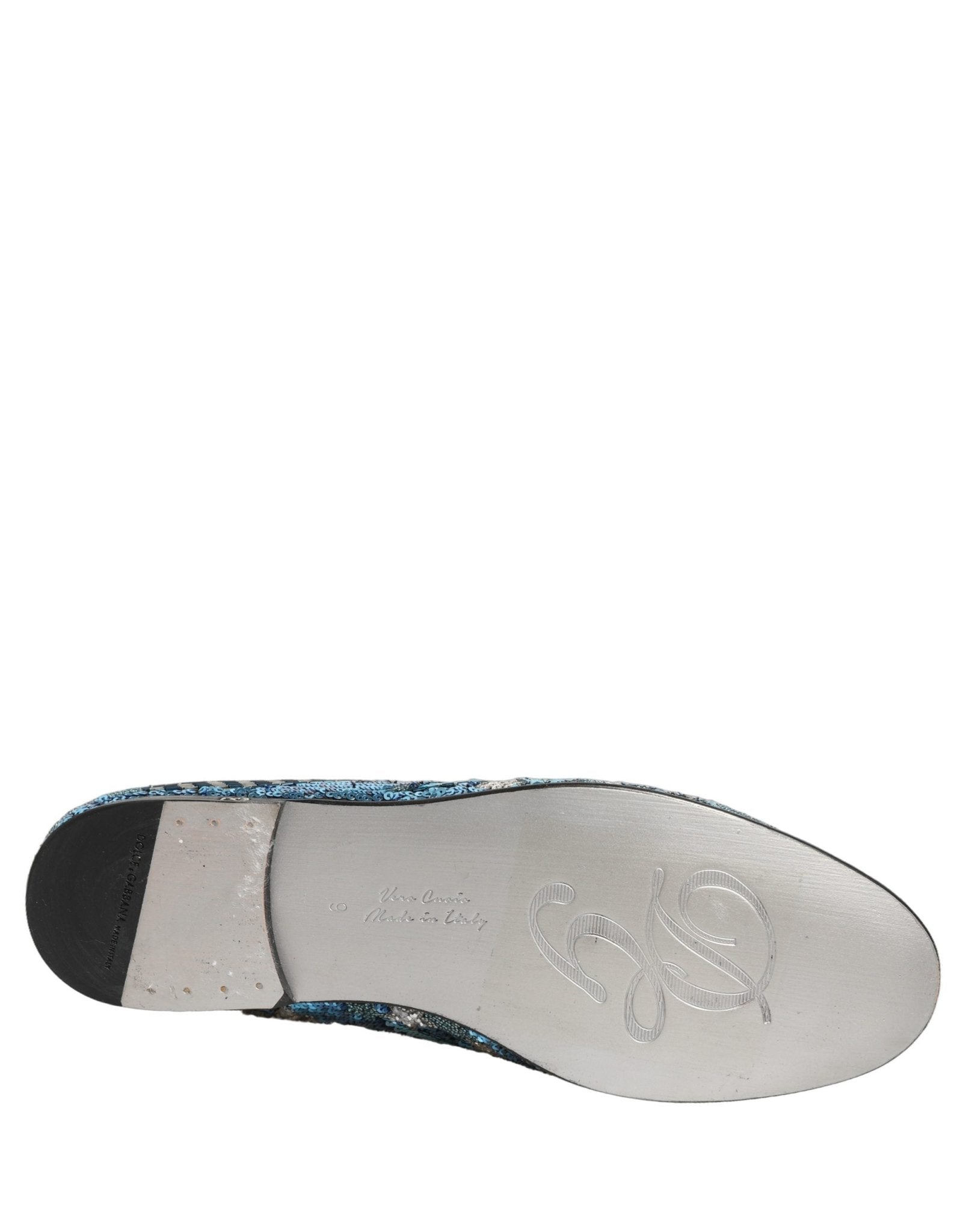 Dolce & Gabbana Multicolor Embroidered Sequin Loafers Shoes - RIMODA