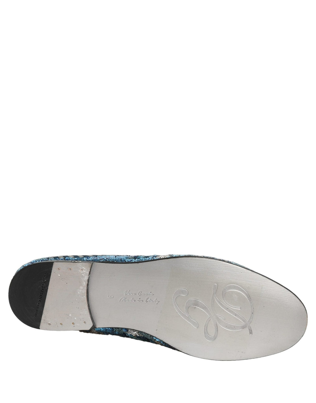 Dolce & Gabbana Multicolor Embroidered Sequin Loafers Shoes - RIMODA