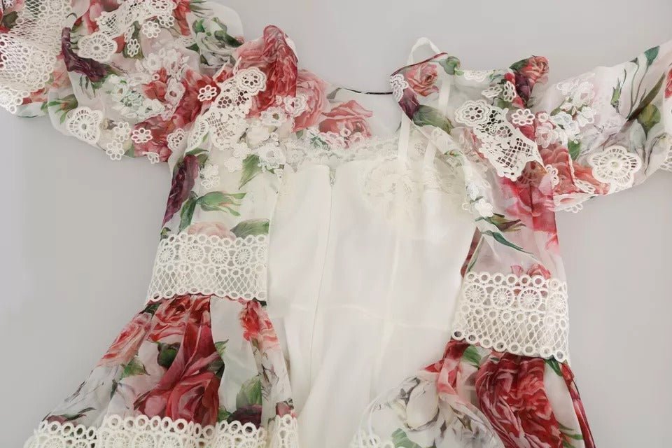 Dolce & Gabbana Multicolor Floral Maxi Sheath Dress - RIMODA