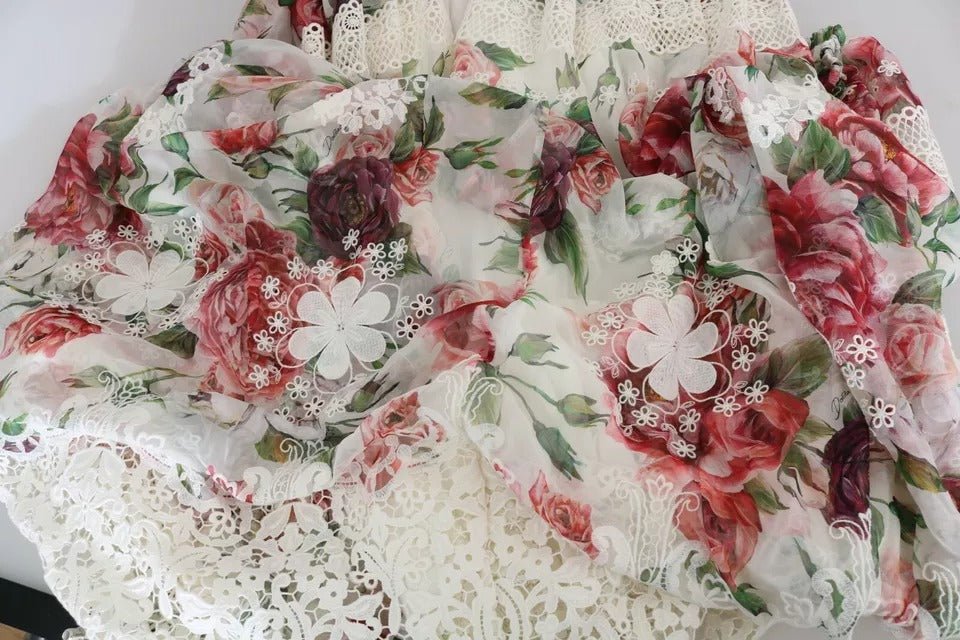 Dolce & Gabbana Multicolor Floral Maxi Sheath Dress - RIMODA