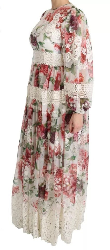 Dolce & Gabbana Multicolor Floral Maxi Sheath Dress - RIMODA