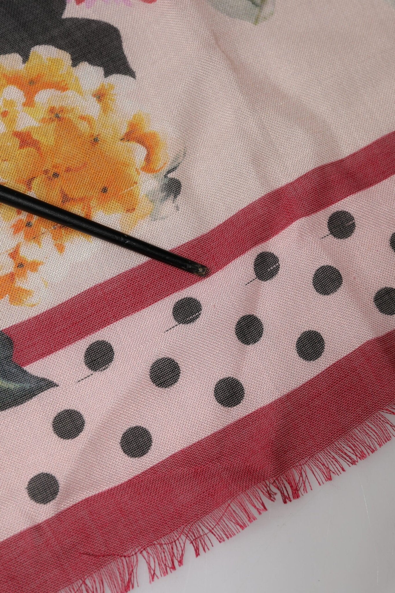 Dolce & Gabbana Multicolor Floral Print Square Stole 136cm x 130cm Scarf - RIMODA