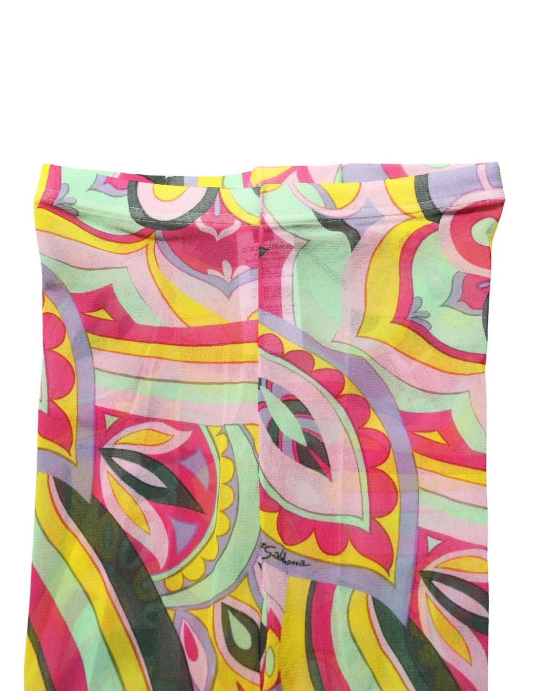 Dolce & Gabbana Multicolor Floral Print Tights Stockings Socks - RIMODA