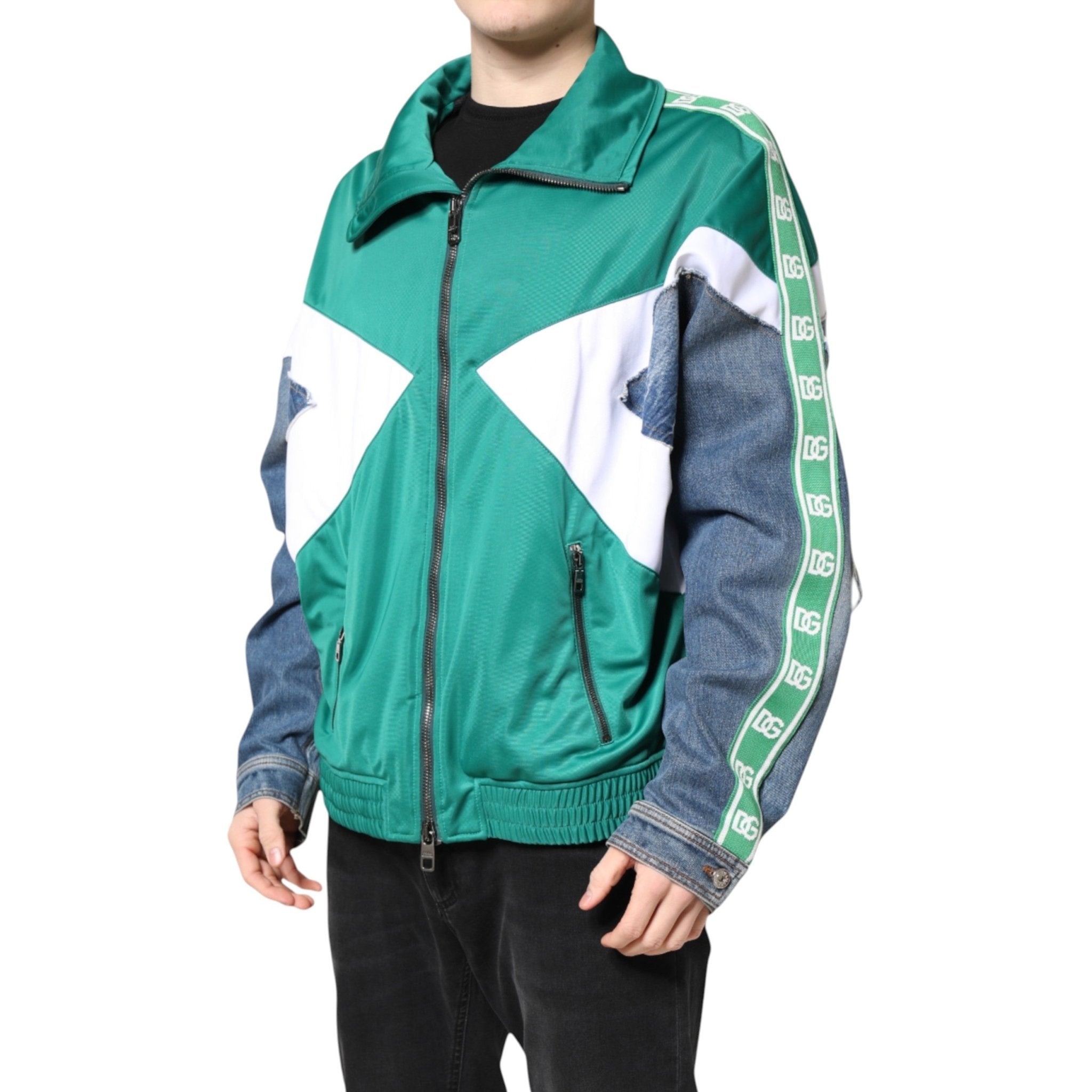 Dolce & Gabbana Multicolor Full Zip Windbreaker Jacket - RIMODA