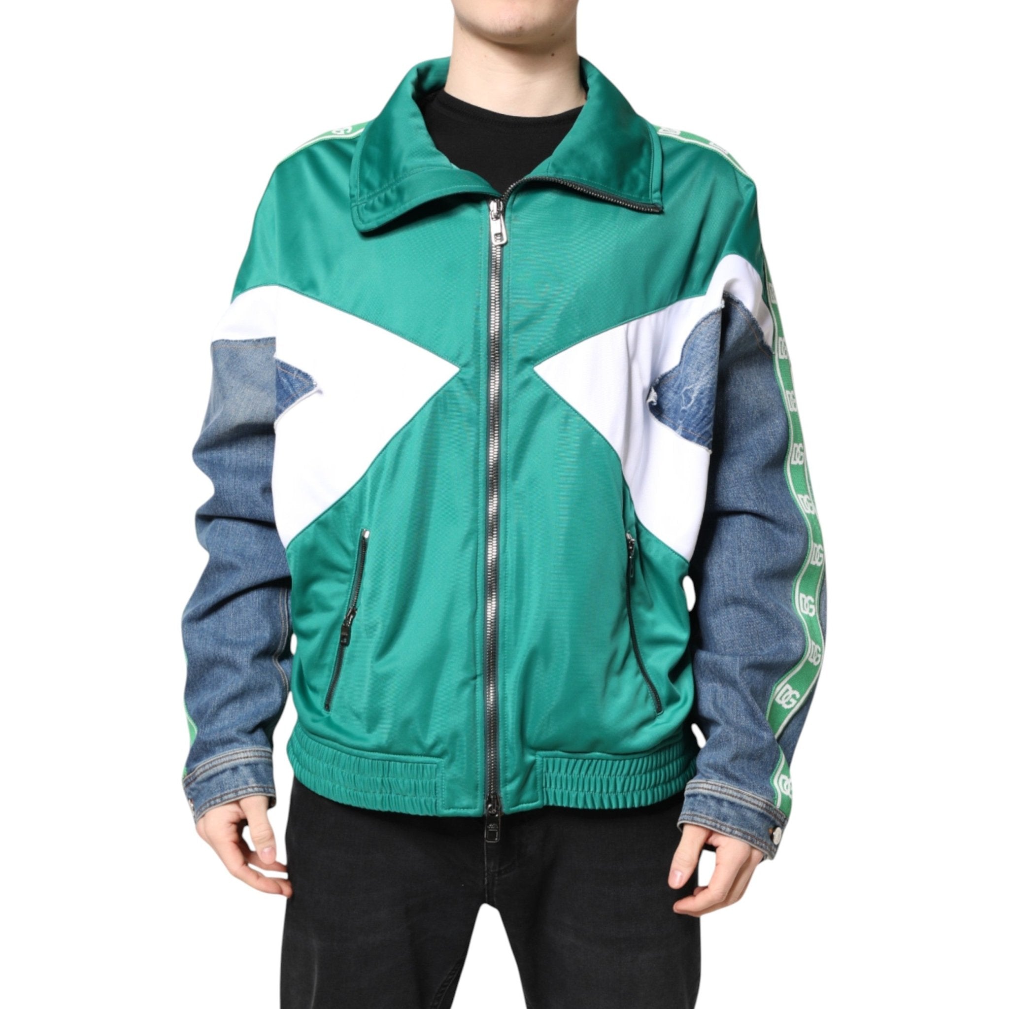 Dolce & Gabbana Multicolor Full Zip Windbreaker Jacket - RIMODA