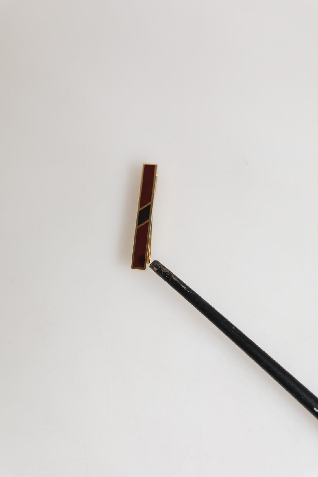 Dolce & Gabbana Multicolor Gold Tone Brass Men's Accessory Tie Clip Bar - RIMODA