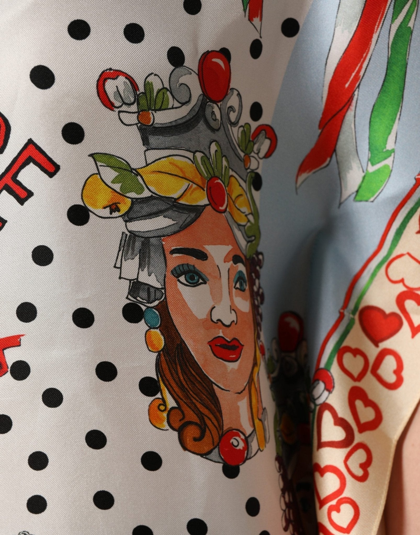 Dolce & Gabbana Multicolor Italy Scenes Graphic Silk Top - RIMODA