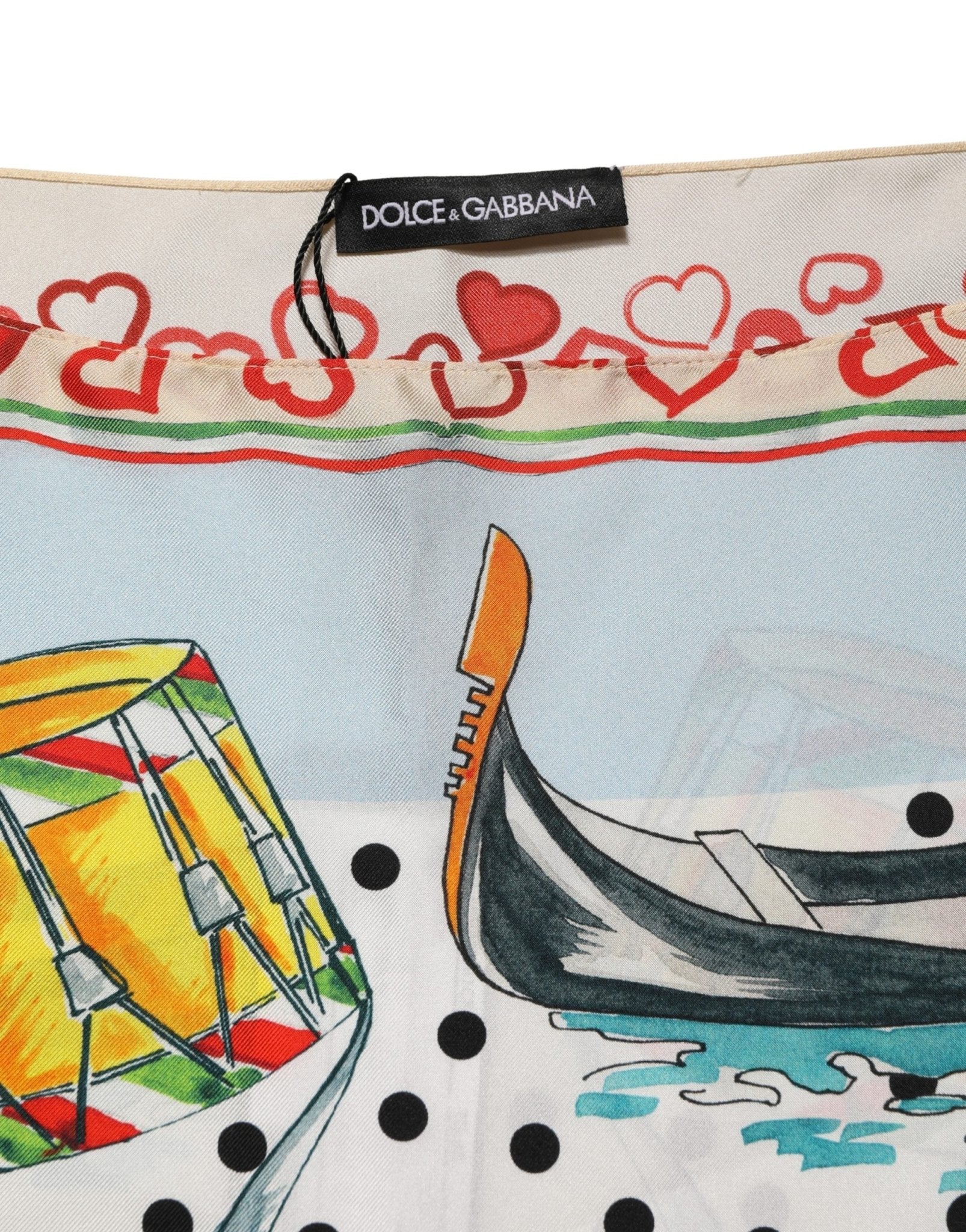 Dolce & Gabbana Multicolor Italy Scenes Graphic Silk Top - RIMODA