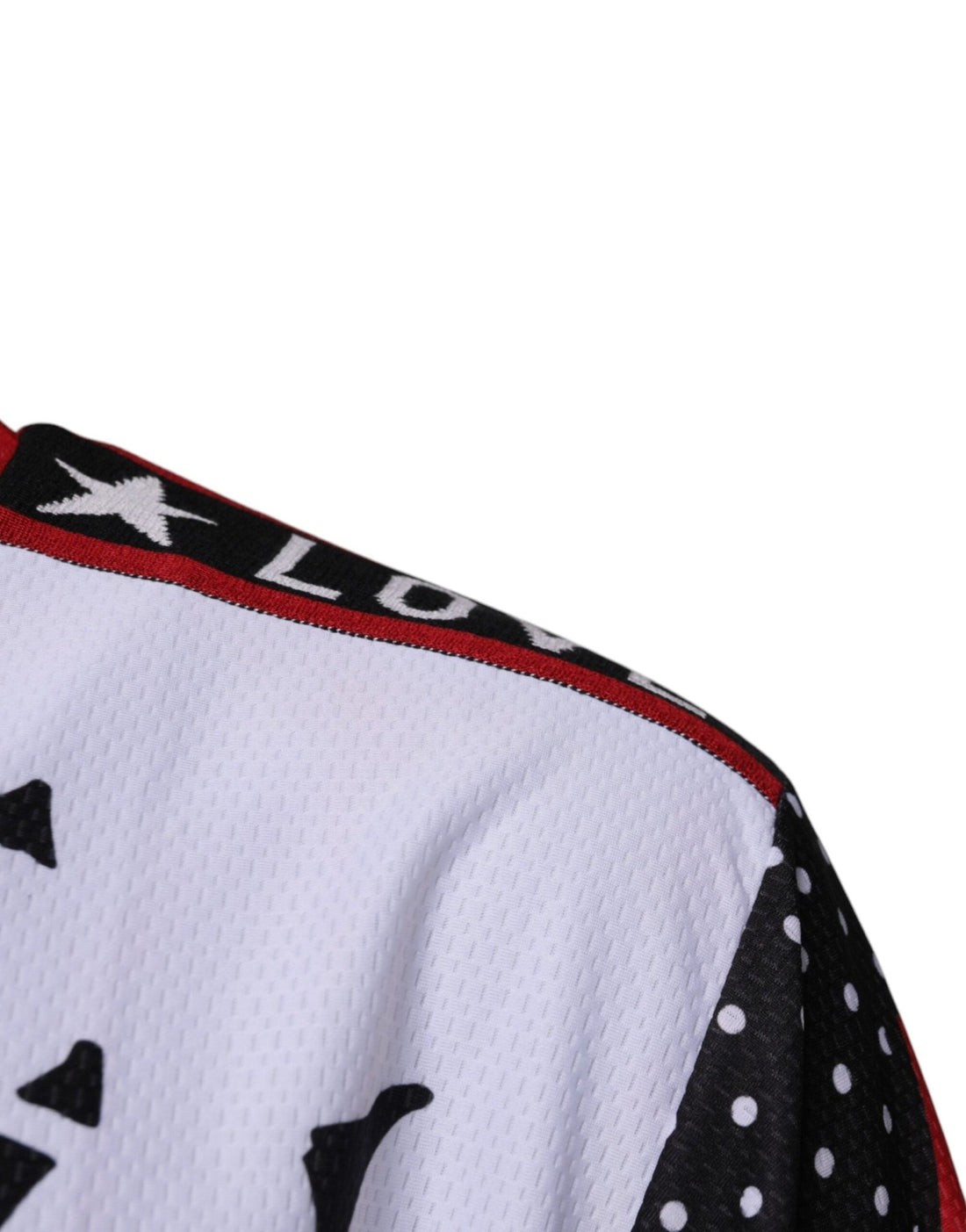 Dolce & Gabbana Multicolor King Panda Print Zipper Collar T-shirt - RIMODA