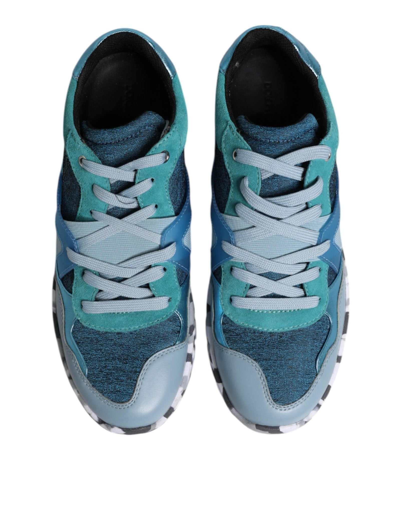 Dolce & Gabbana Multicolor Lace Up Low Top Men Sneakers Shoes - RIMODA
