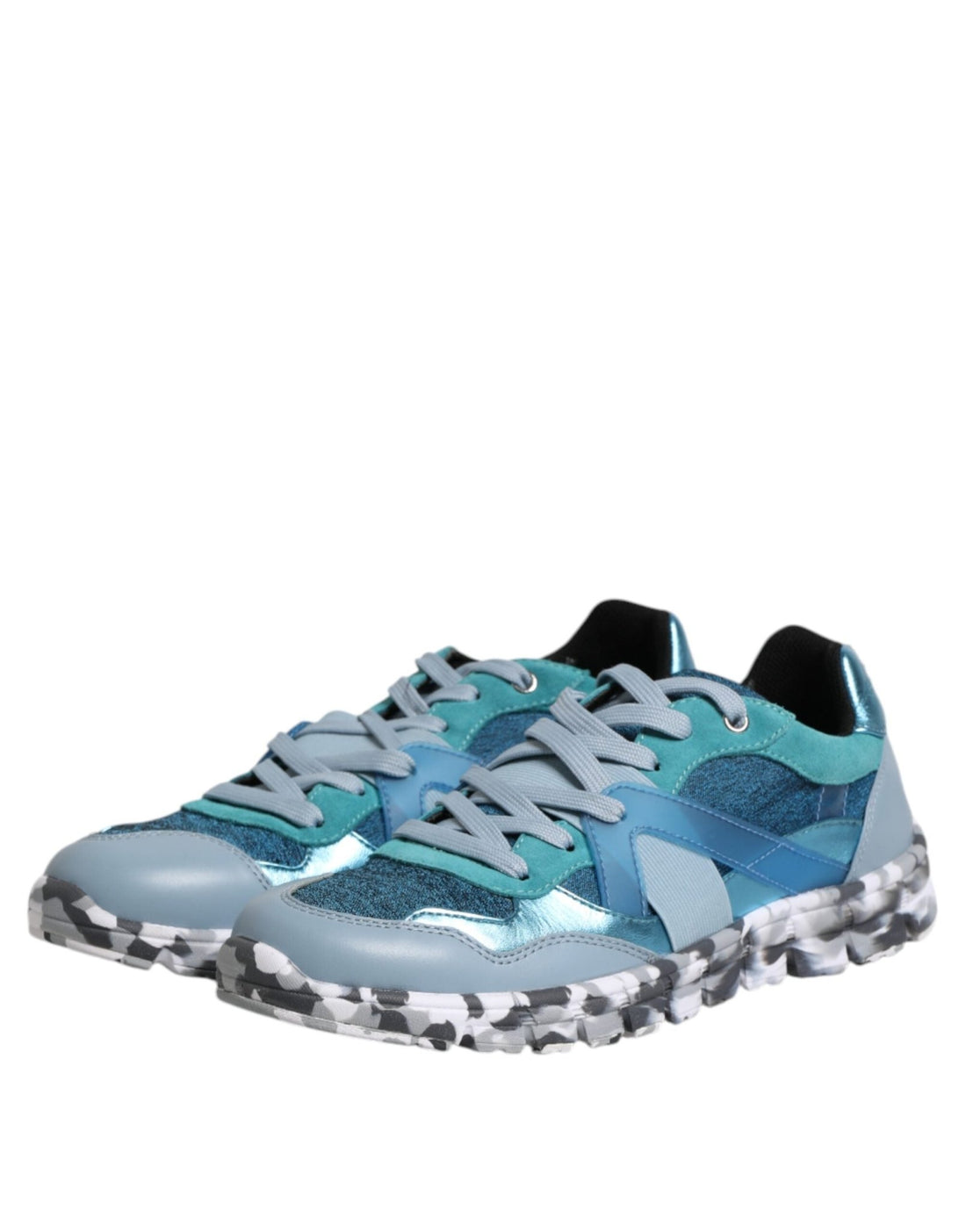 Dolce & Gabbana Multicolor Lace Up Low Top Men Sneakers Shoes - RIMODA