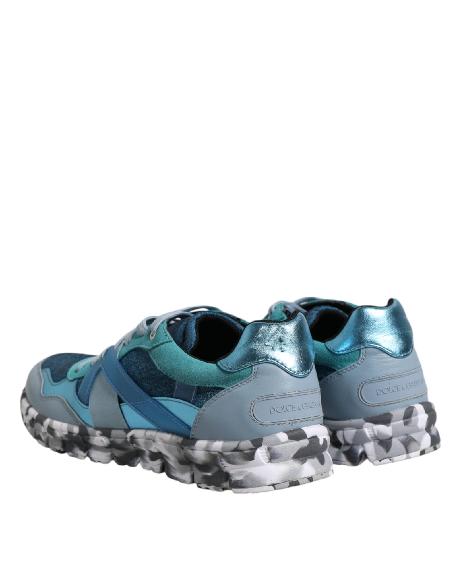Dolce & Gabbana Multicolor Lace Up Low Top Men Sneakers Shoes - RIMODA