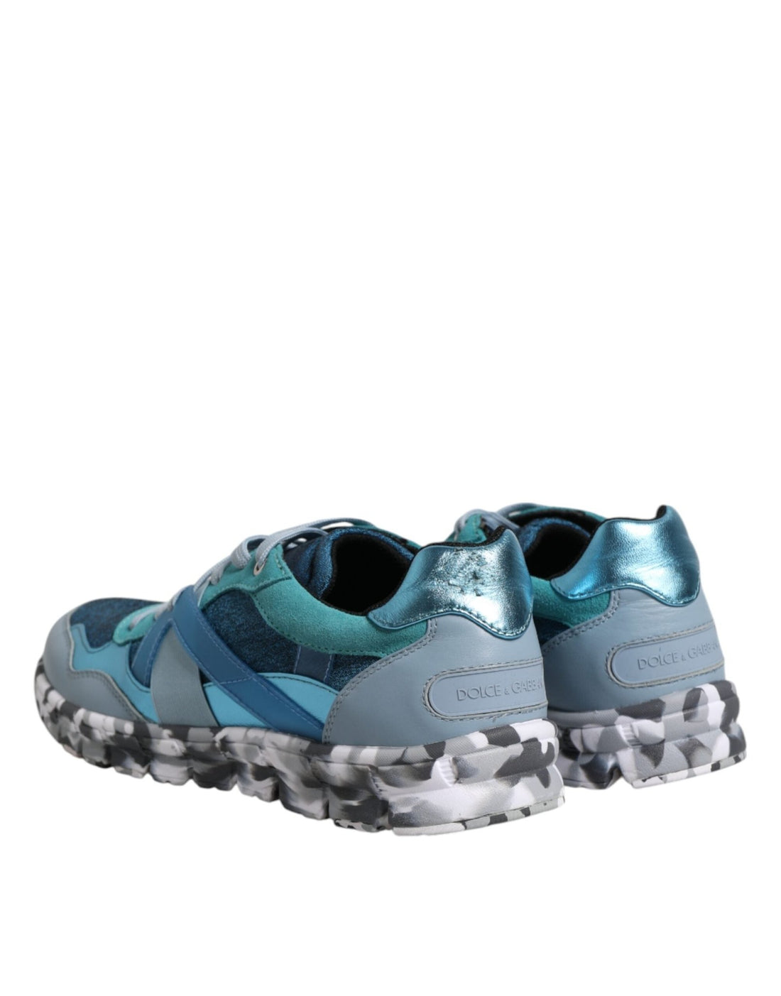 Dolce & Gabbana Multicolor Lace Up Low Top Men Sneakers Shoes - RIMODA
