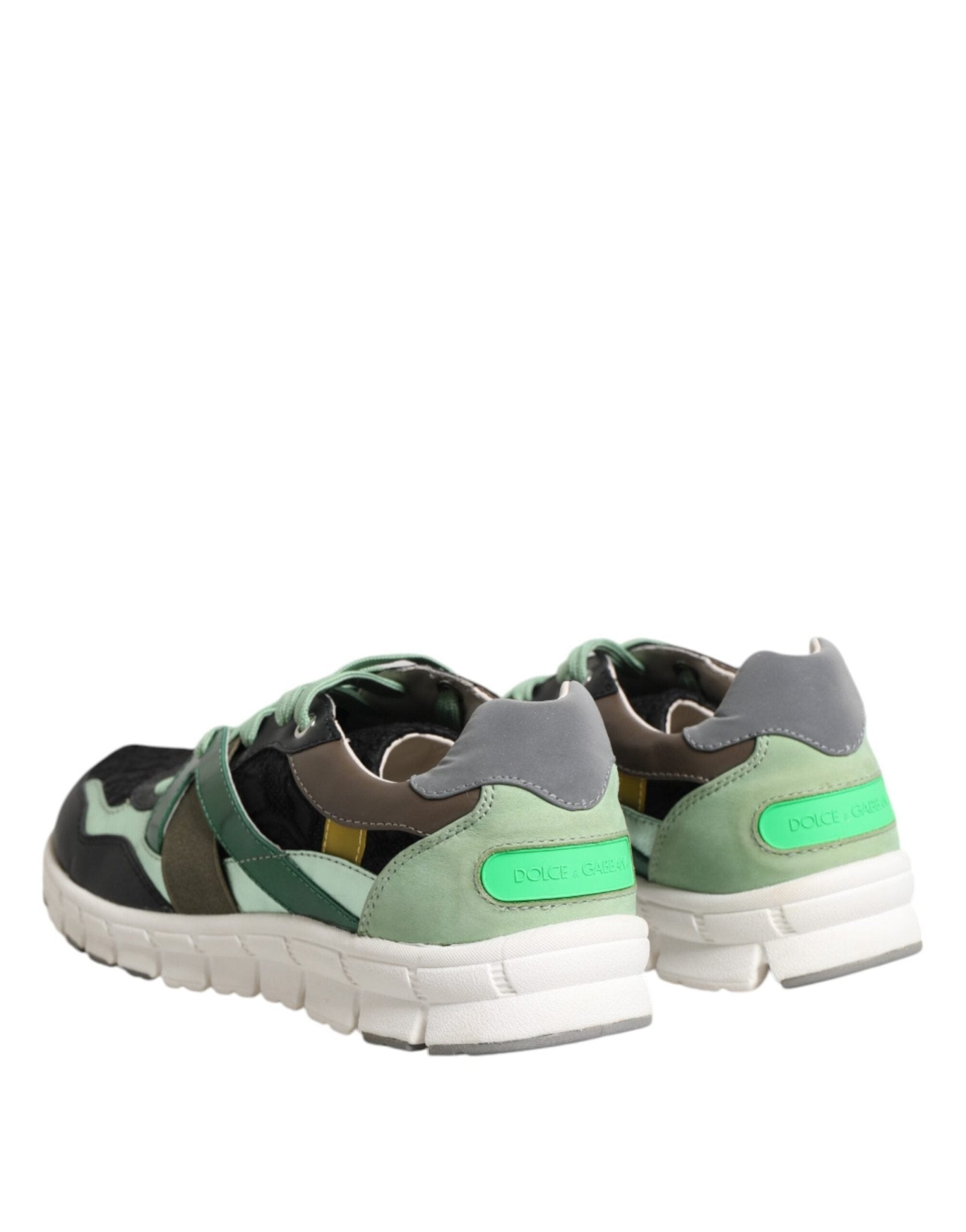 Dolce & Gabbana Multicolor Lace Up Low Top Sneakers Shoes - RIMODA