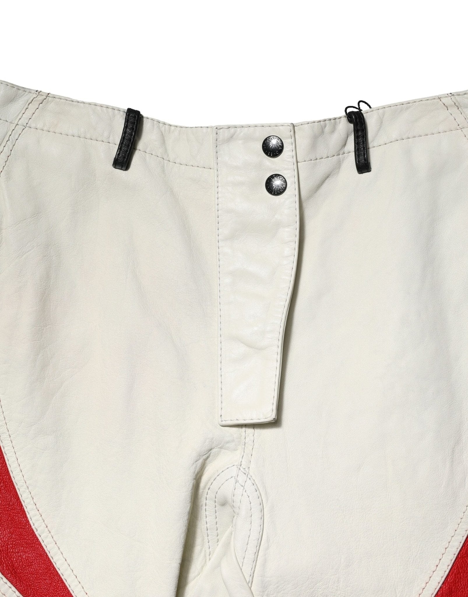 Dolce & Gabbana Multicolor Lambskin Tapered Men Pants - RIMODA
